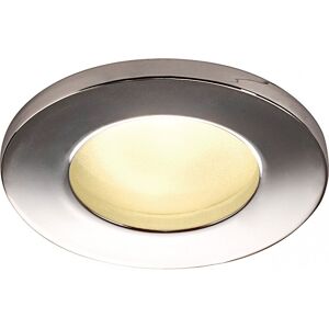 SLV DOLIX OUT, encastré de plafond intérieur/extérieur, rond, chrome, GU10/QPAR51, 50W max, IP65 - Luminaires encastrés