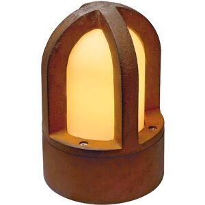 SLV RUSTY® CONE, borne extérieure, rouille, E14/C35, 40W max, IP54 - Séries de lampes (extérieur)