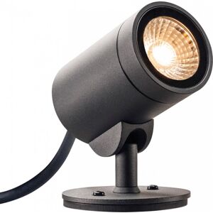 SLV HELIA SPOT S, projecteur extérieur, simple, anthracite, LED, 8W, 3000K, IP55, variable Triac - Projecteurs (extérieur)