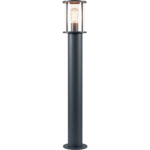 SLV PHOTONIA, borne extérieure, anthracite, E27, 60W max, IP55 - Lampes d’ambiance, de table et sur pied