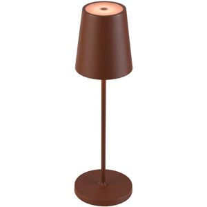 SLV VINOLINA TWO, Lampe à poser, sans fil, IP65, 2200/2700/3000 K, TOUCH, rouille - Lampes d’ambiance, de table et sur pied