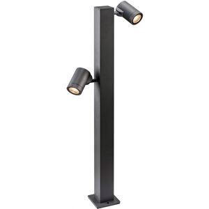 SLV HELIA, borne extérieure, double, anthracite, LED, 16W, 3000K, IP55, variable Triac - Lampes sur pied, murales et de plafond (extérieur)