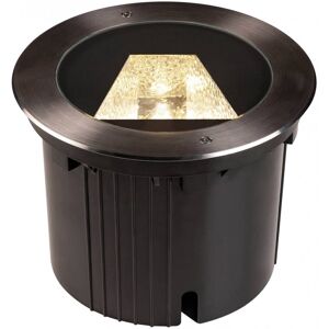 SLV DASAR® 270, encastré de sol extérieur, asymétrique, noir, LED, 30W, 4000K, IP65/IP67 - Luminaire encastrable au sol