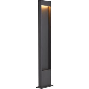 SLV FLATT 100, borne exterieure, anthracite, LED, 9,7W, 3000K/4000K, IP65 - Lampes sur pied, murales et de plafond (exterieur)