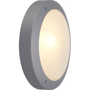 SLV BULAN, applique et plafonnier extérieur, gris argent, E14/C35, 60W max, IP44 - Lampes sur pied, murales et de plafond (extérieur)