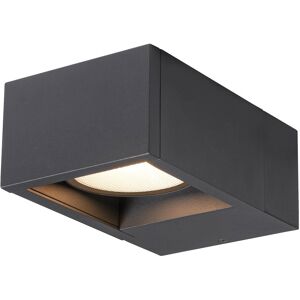 SLV ESKINA FRAME, applique exterieure, simple, anthracite, LED, 15W, 3000/4000K, interrupteur - Lampes sur pied, murales et de plafond (exterieur)