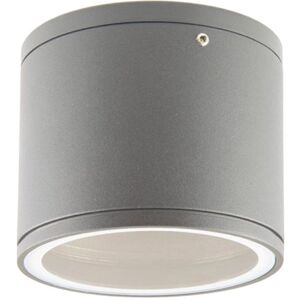 ISOLED Luminaire monté en saillie IP54 pour ampoule GX53, argenté, sans ampoule - Lampes sur pied, murales et de plafond (extérieur)