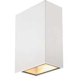 SLV QUAD UP/DOWN 15, applique extérieure, blanc, LED, 8,6W, 3000K, IP44 - Lampes sur pied, murales et de plafond (extérieur)