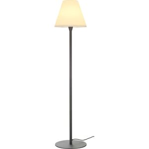 SLV ADEGAN, lampadaire extérieur, anthracite/blanc, E27, 24W max, IP54 - Lampes d’ambiance, de table et sur pied