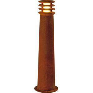 SLV RUSTY® 70, borne exterieure, rouille, E27, 11W max, IP55 - Series de lampes (exterieur)