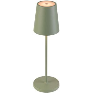 SLV VINOLINA TWO, Lampe à poser, sans fil, IP65, 2200/2700/3000 K, TOUCH, vert - Lampes d’ambiance, de table et sur pied