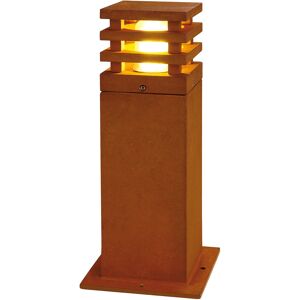 SLV RUSTY® 40, borne extérieure, fonte rouillée, E27, 11W max, IP55 -B-Stock- - Soldes% Lampes pour maisons et magasins