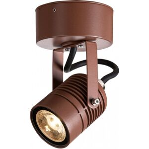 SLV LED SPOT, applique extérieure, rouille, LED, 6W, 3000K, IP65 - Lampes sur pied, murales et de plafond (extérieur)
