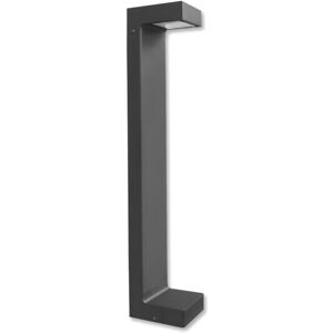 ISOLED Éclairage d'allée LED borne 1, 60 cm, 7 W, noir sable, blanc chaud - Lampes sur pied, murales et de plafond (extérieur)