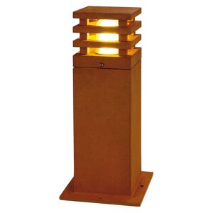 SLV RUSTY® 40, borne exterieure, fonte rouillee, LED, 8,6W, 3000K, IP55 - Lampes sur pied, murales et de plafond (exterieur)