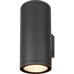 SLV ENOLA, applique extérieure, rond, L, anthracite, LED, 53W, 3000K/4000K, IP65, up/down - Lampes sur pied, murales et de plafond (extérieur)