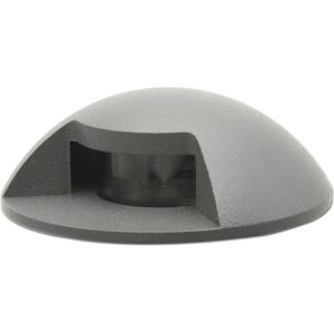 ISOLED Spot encastré LED dans le sol, rond 1SIDE 60mm, noir, 12-24V, IP67, 3W, 60°, blanc chaud - Luminaires encastrés (extérieur)