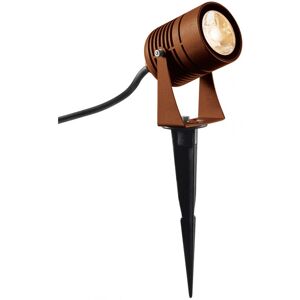 SLV LED SPIKE, projecteur extérieur, rouille, LED, 6W, 3000K, IP55 - Lampes sur pied, murales et de plafond (extérieur)