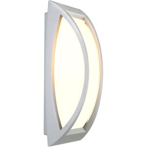 SLV MERIDIAN, applique extérieure, gris argent, E27, 25W max, IP54 - Lampes sur pied, murales et de plafond (extérieur)