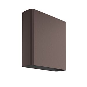 FLOS OUTDOOR lampe murale applique pour extérieur CLIMBER 175 DOWN FLOOD (Deep brown 3000K - aluminium et verre)