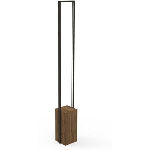 TALENTI lampadaire d'extérieur CASILDA Collezione Icon (Mokka - Acier peint et iroko)