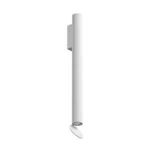 FLOS OUTDOOR lampe murale pour l'extérieur FLAUTA RIGA H 500 mm (4000K, bianco - Aluminium)