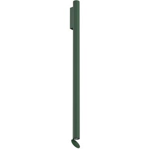 FLOS OUTDOOR lampe murale pour l'extérieur FLAUTA RIGA H 1000 mm (3000K, vert forêt - Aluminium)