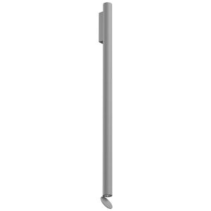 FLOS OUTDOOR lampe murale pour l'extérieur FLAUTA SPIGA H 1000 mm (3000K, gris - Aluminium)