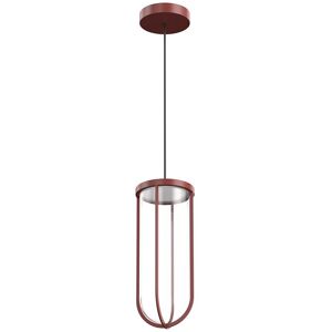 FLOS OUTDOOR lampe à suspension pour l'extérieur IN VITRO SUSPENSION NO DIMMABLE (Terre cuite - aluminium et verre)