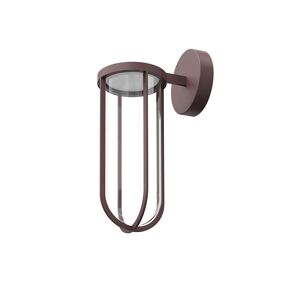 FLOS OUTDOOR lampe murale IN VITRO WALL DIMMABLE 1-10V (Deep brown - aluminium et verre)