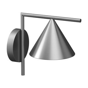 FLOS OUTDOOR lampe murale applique d'extérieur CAPTAIN FLINT WALL OUTDOOR 2700K (Acier inoxydable brossé - Métal)