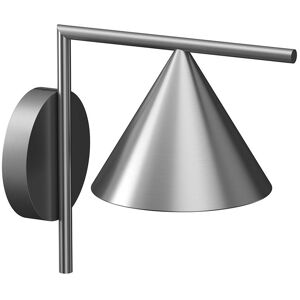 FLOS OUTDOOR lampe murale applique d'extérieur CAPTAIN FLINT WALL OUTDOOR 3000K (Acier inoxydable brossé - Métal)