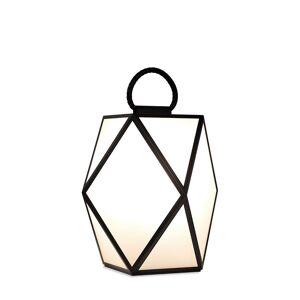CONTARDI lampe de table / lampadaire MUSE OUTDOOR pour extérieur (Medium noir - acrylique, métal et Cuir)