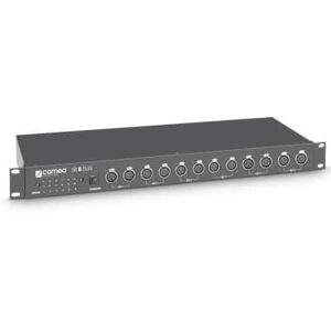 Cameo Splitter dmx/ SB 6 DUAL - SPLITTER-BOOSTER DMX 6 CANAUX (XLR 3 POINTS ET XLR 5 POINTS)