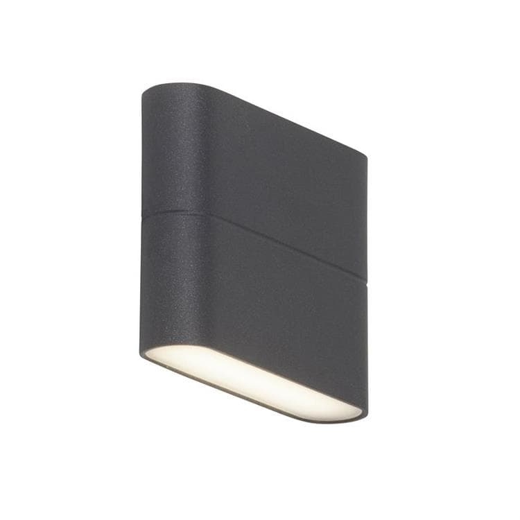 AEG Applique murale extérieur AEG TELESTO-Applique d'extérieur LED 2 lumières Aluminium H9cm Gris