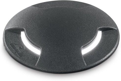 Idealux Spot extérieur Idealux CECILIA 1-Spot encastrable d'extérieur carrossable Résine Ø16cm Noir