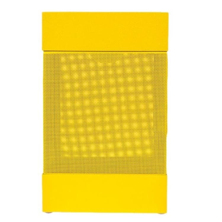 Maiori Lampe à poser extérieur Maiori POSE 03-Lanterne d'extérieur LED solaire Aluminium/Textile outdoor H25cm Jaune