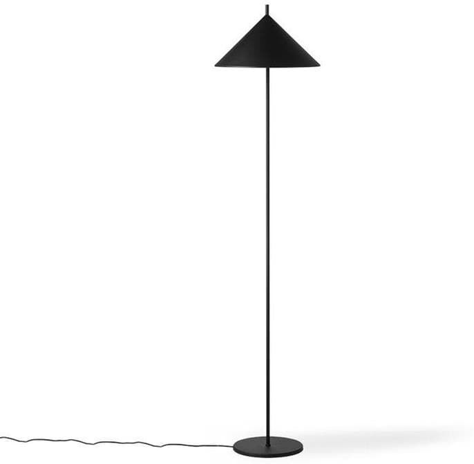 HKliving Lampadaire HKliving METAL TRIANGLE-Lampadaire Métal H150cm Noir