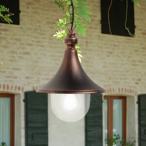 LIBERTI LAMP linea GARDEN Dione Nero Lampada A Sospensione Plafoniera In Alluminio Per Esterno Classica