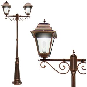 LIBERTI LAMP linea GARDEN Athena Grande Lampione Palo Quadrata Illuminazione Classica Esterno