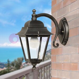 LIBERTI LAMP linea GARDEN Athena Piccola Lanterna A Parete Quadrata Classica Per Esterno Giardino