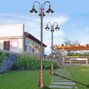 LIBERTI LAMP linea GARDEN Dione Nero Palo Lampione H. 275 Classico In Alluminio Per Esterni Giardino