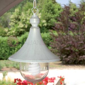 LIBERTI LAMP linea GARDEN Dione Bianco Lampada Per Esterno A Sospensione Plafoniera Classica Bianca