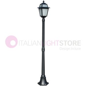 LIBERTI LAMP linea GARDEN Artemide Antracite Lampione H. 178 Per Esterno Classico Lanterna Quadrata Gardenlight