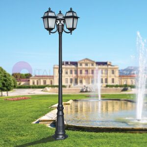 LIBERTI LAMP linea GARDEN Artemide Antracite Lampione H. 208 A 3 Luci Per Esterno Classico Lanterne Quadrate