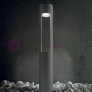 Ideal Lux Acqua  Paletto Da Esterno H.60 Cm Alluminio Antracite