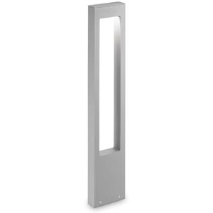 Ideal Lux Vega  Paletto Moderno Da Esterno H.80 Cm Alluminio Grigio