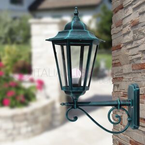 LIBERTI LAMP linea GARDEN Dafne Grande Lanterna A Parete Esagonale Classica Per Esterno Giardino