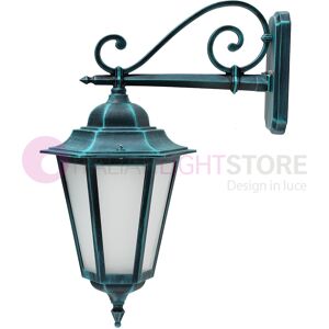 LIBERTI LAMP linea GARDEN Dafne Grande Lanterna A Parete Esagonale Classica Per Esterno Giardino