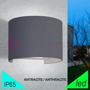 BOT Lighting Marbella Round Antracite Faretto Led Da Esterno Design Moderno Ip65